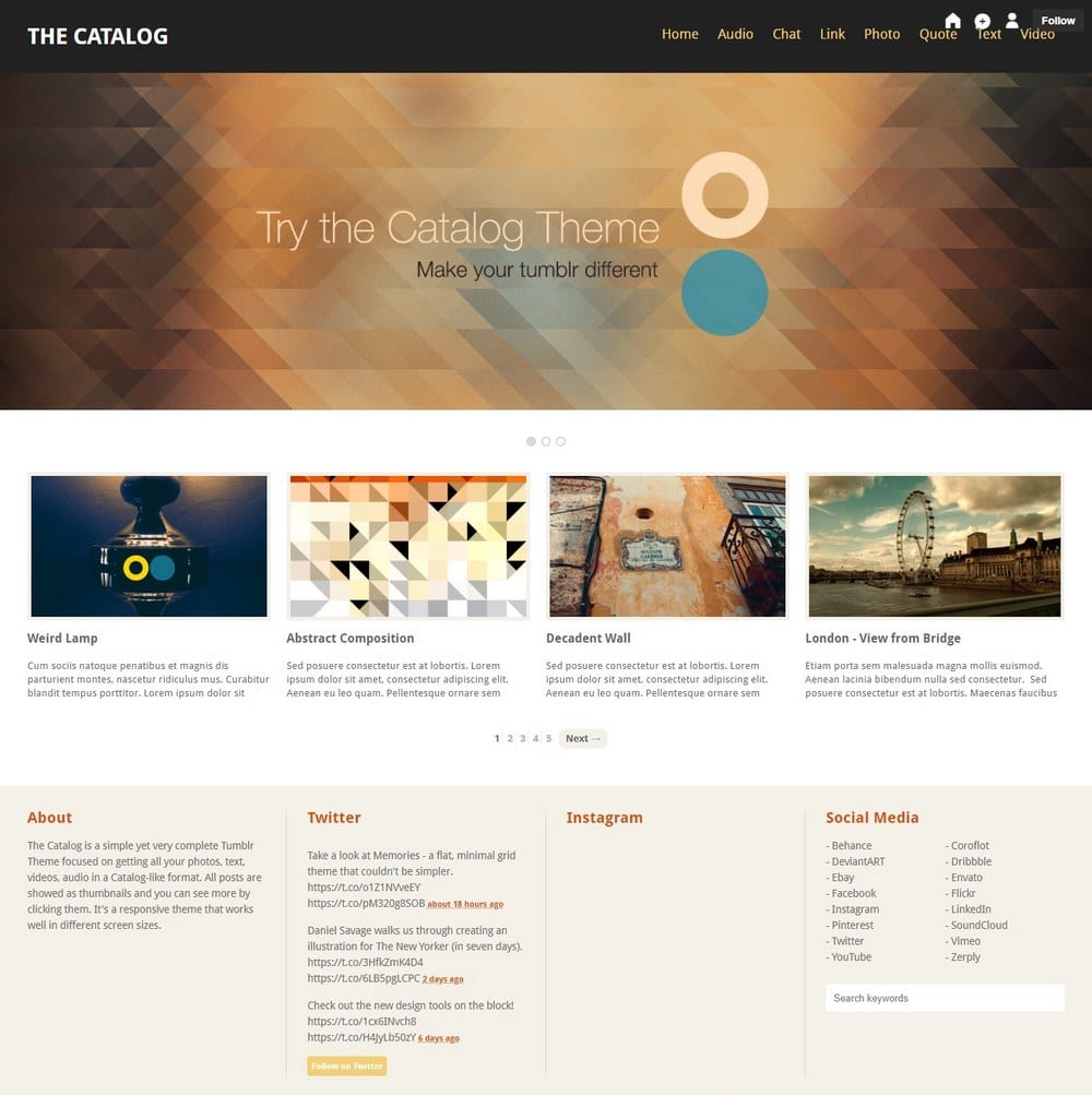 catalog-tumblr-theme-for-writer