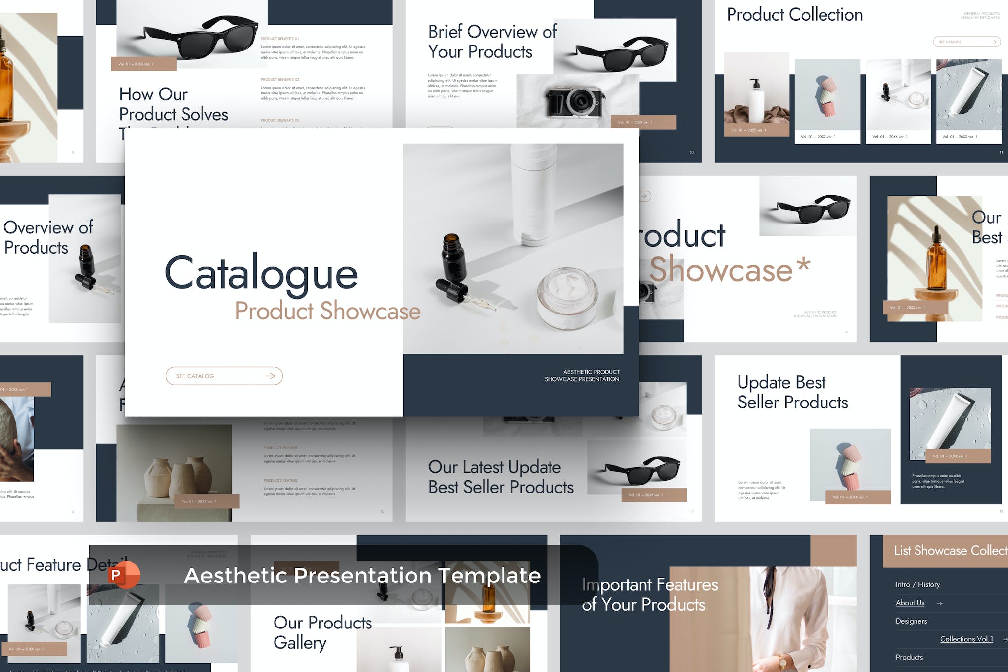 Catalogue Aesthetic PowerPoint Template