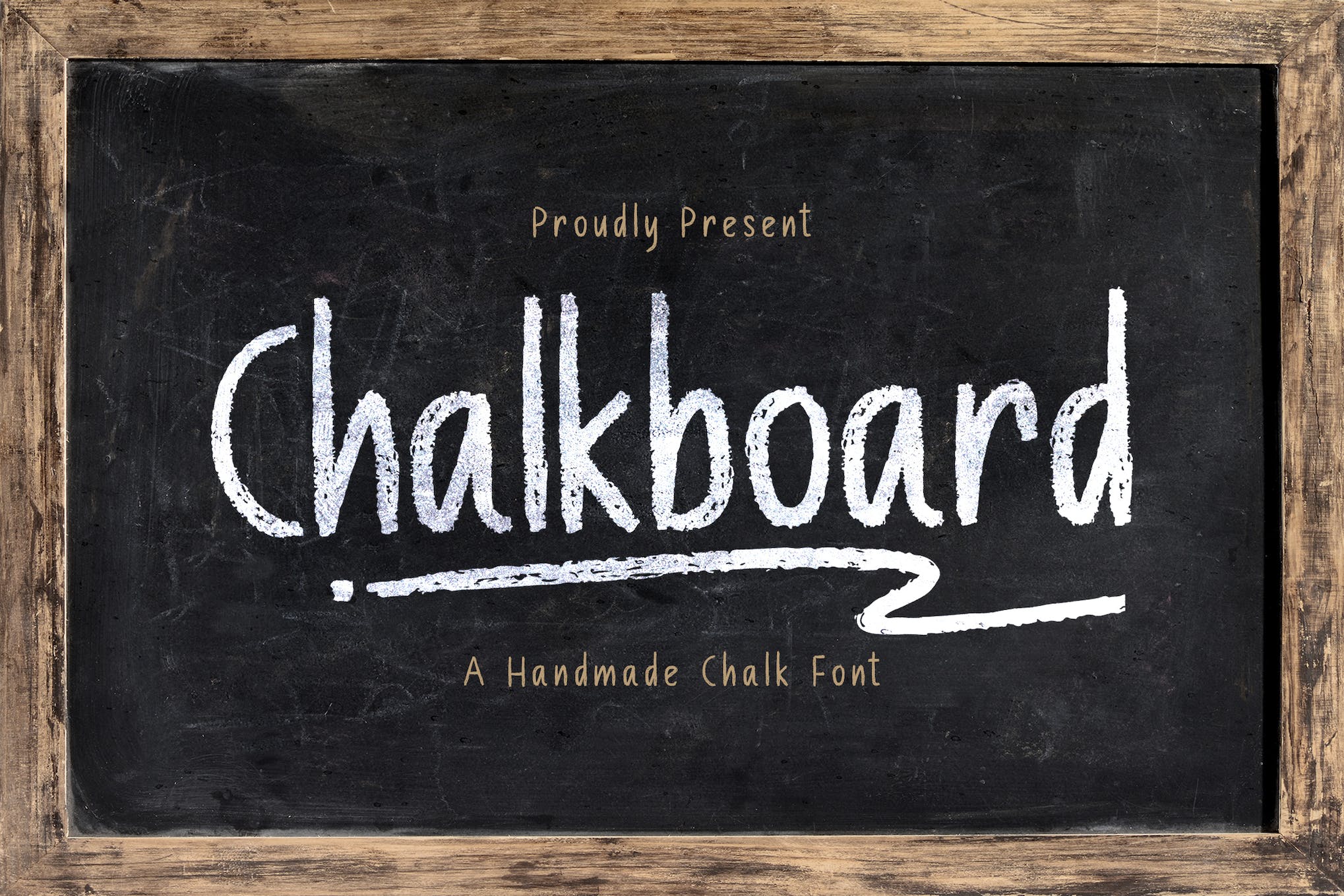 Chalk Board Handmade Font