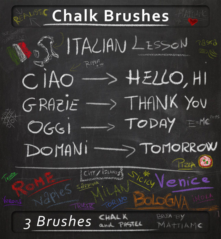 chalk effect photoshop