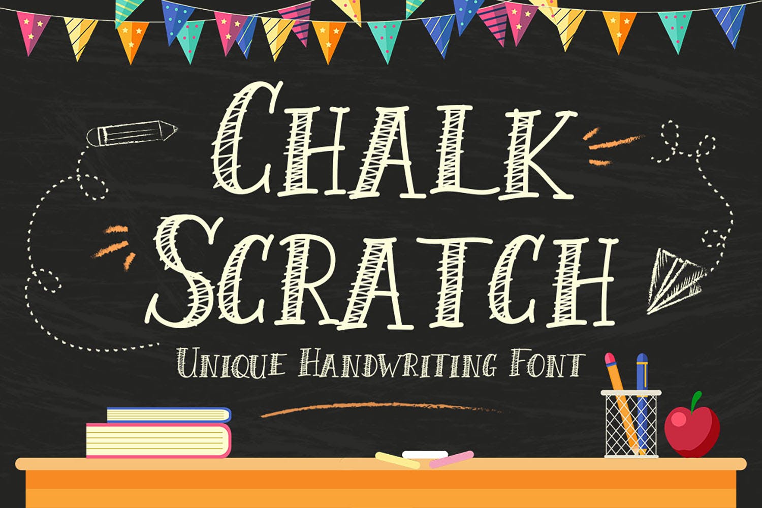 Chalk Scratch Typeface