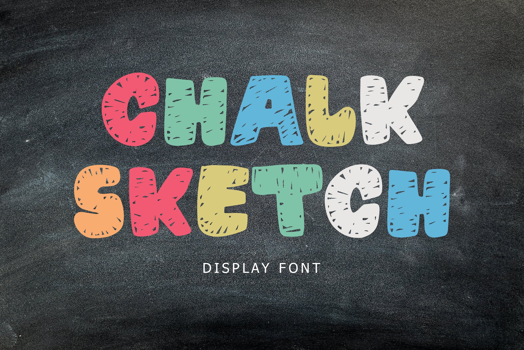 Chalk Sketch Display