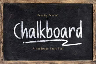 24+ Best Chalkboard Fonts (+ Chalk Typefaces)