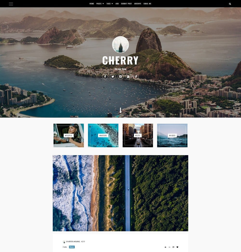 cherry-tumblr-theme