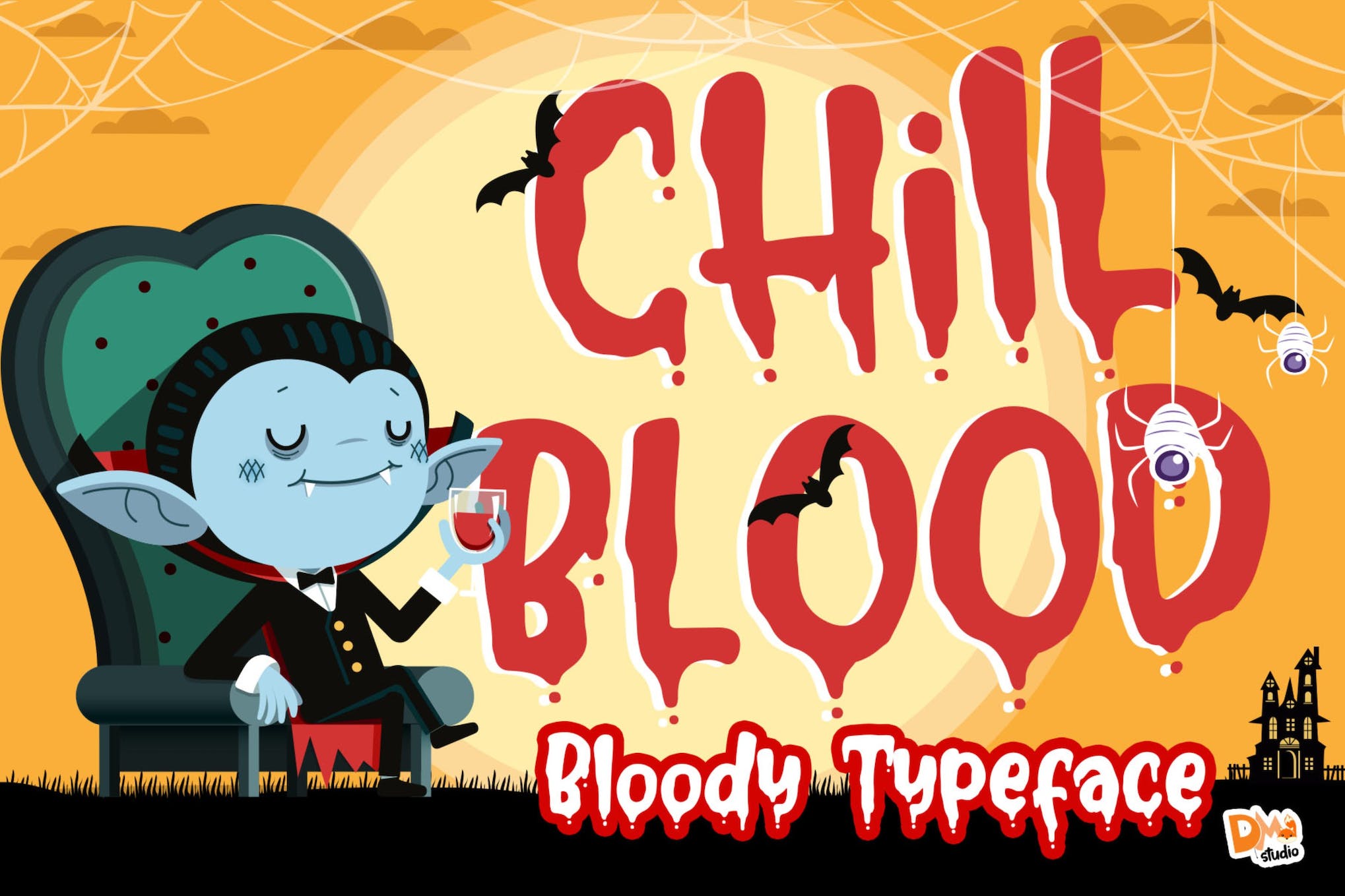 Chill Blood Bloody Typeface