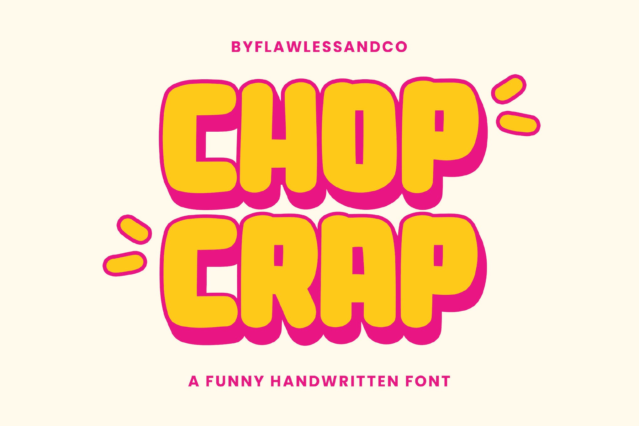 Chop Crap - Playful Procreate Font