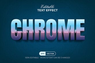 20+ Best Chrome Effect Photoshop Techniques for Metallic Shine