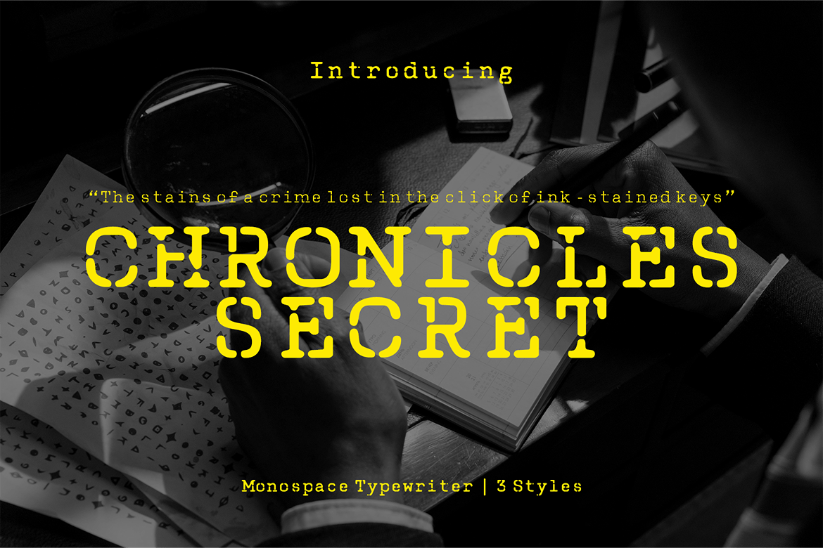 Chronicles Secret Display Typewriter