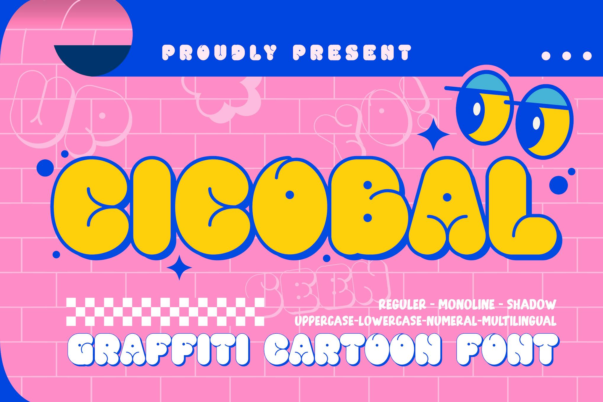 Cicobal - Graffiti Bubble Cartoon Font