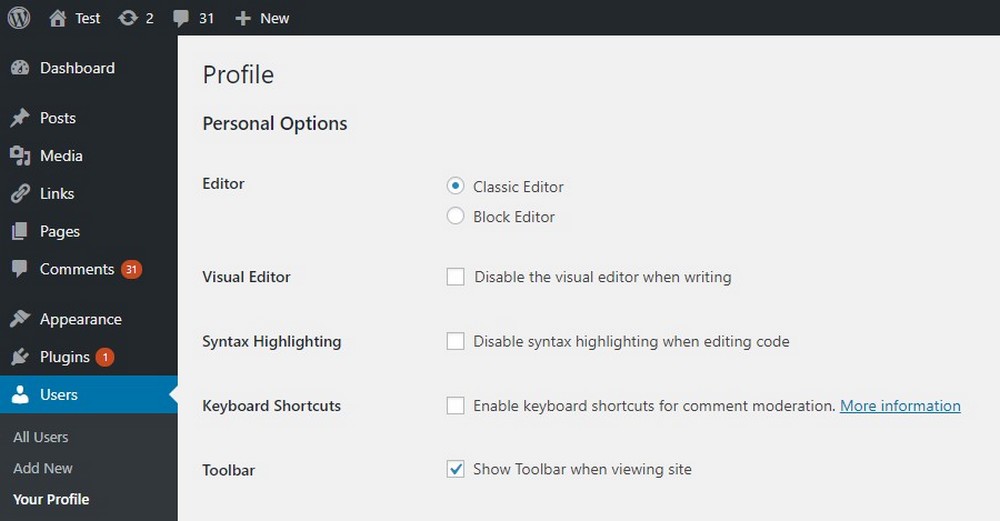 classic editor 2