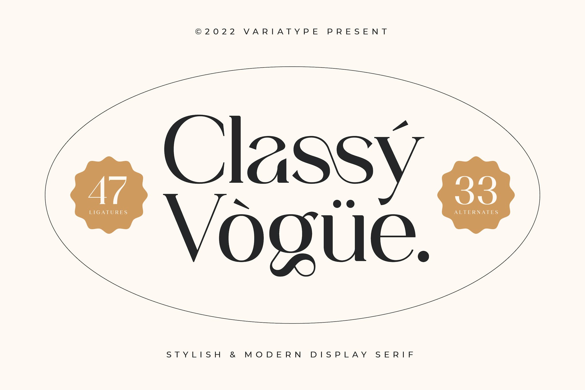 Classy Vogue Stylish Serif