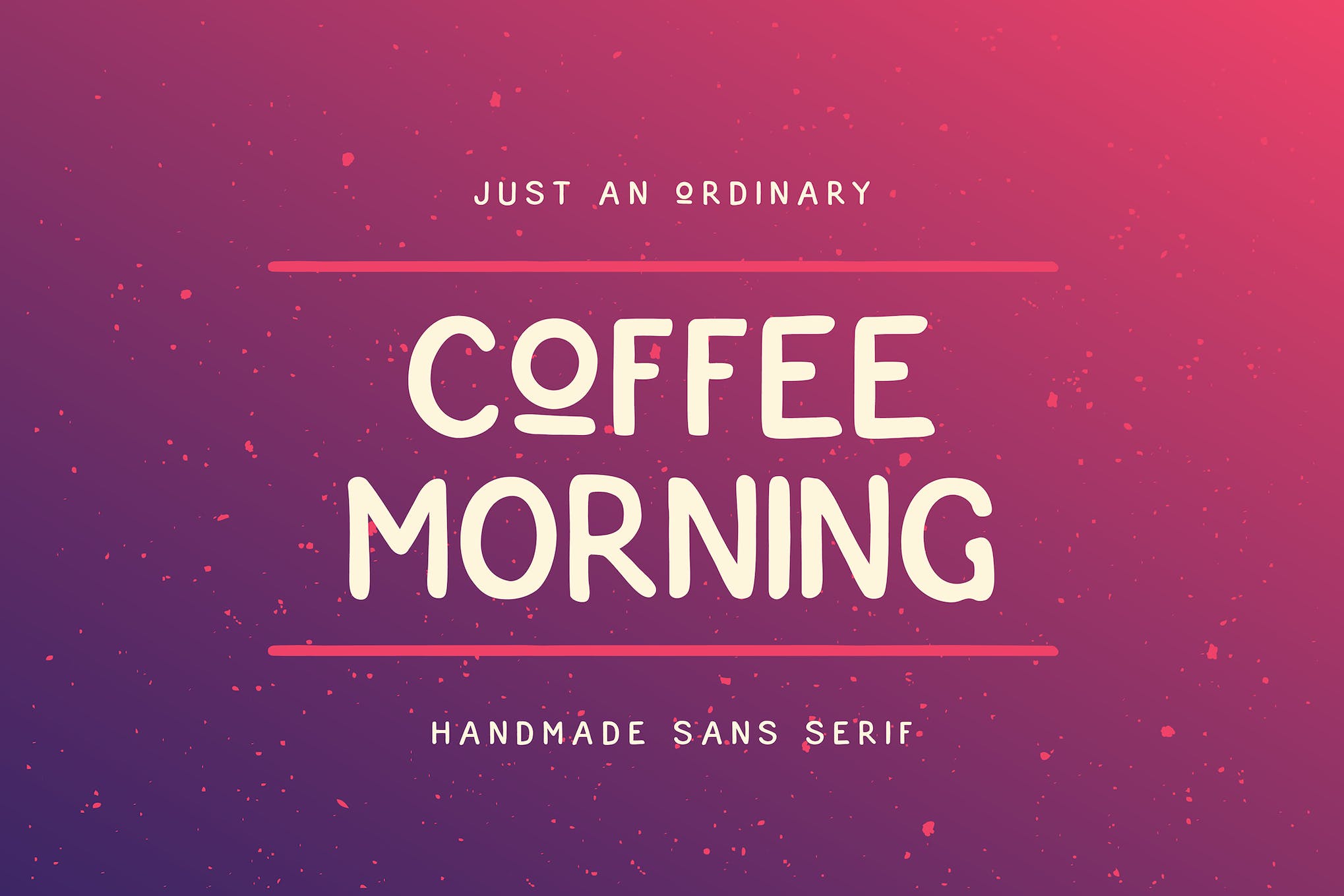 Coffee Morning Sans Font