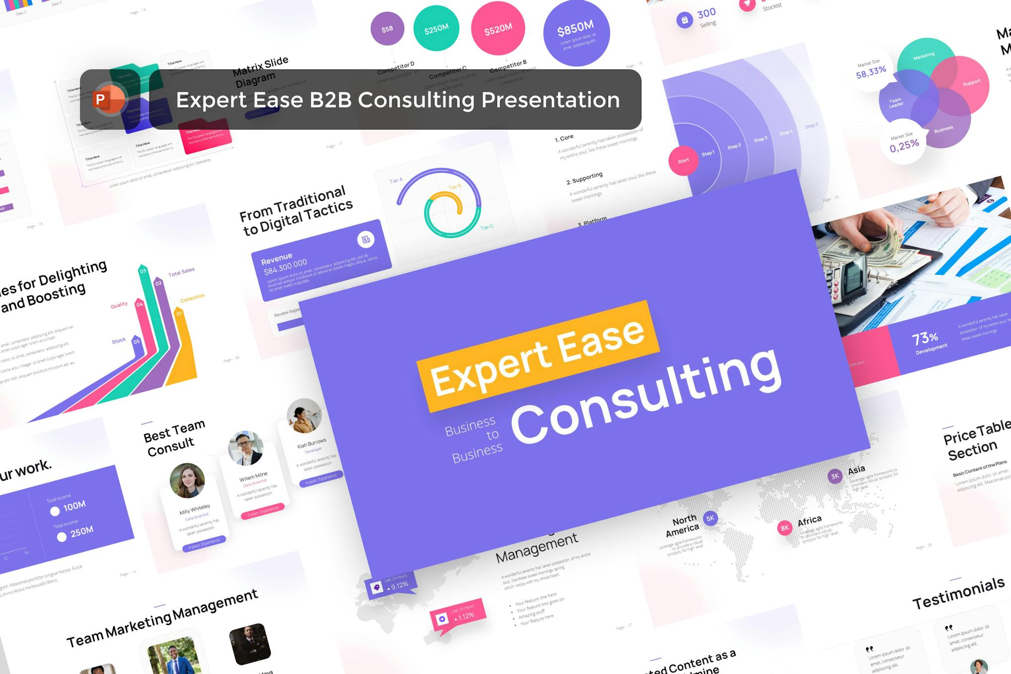 Colorful Consulting PowerPoint Template