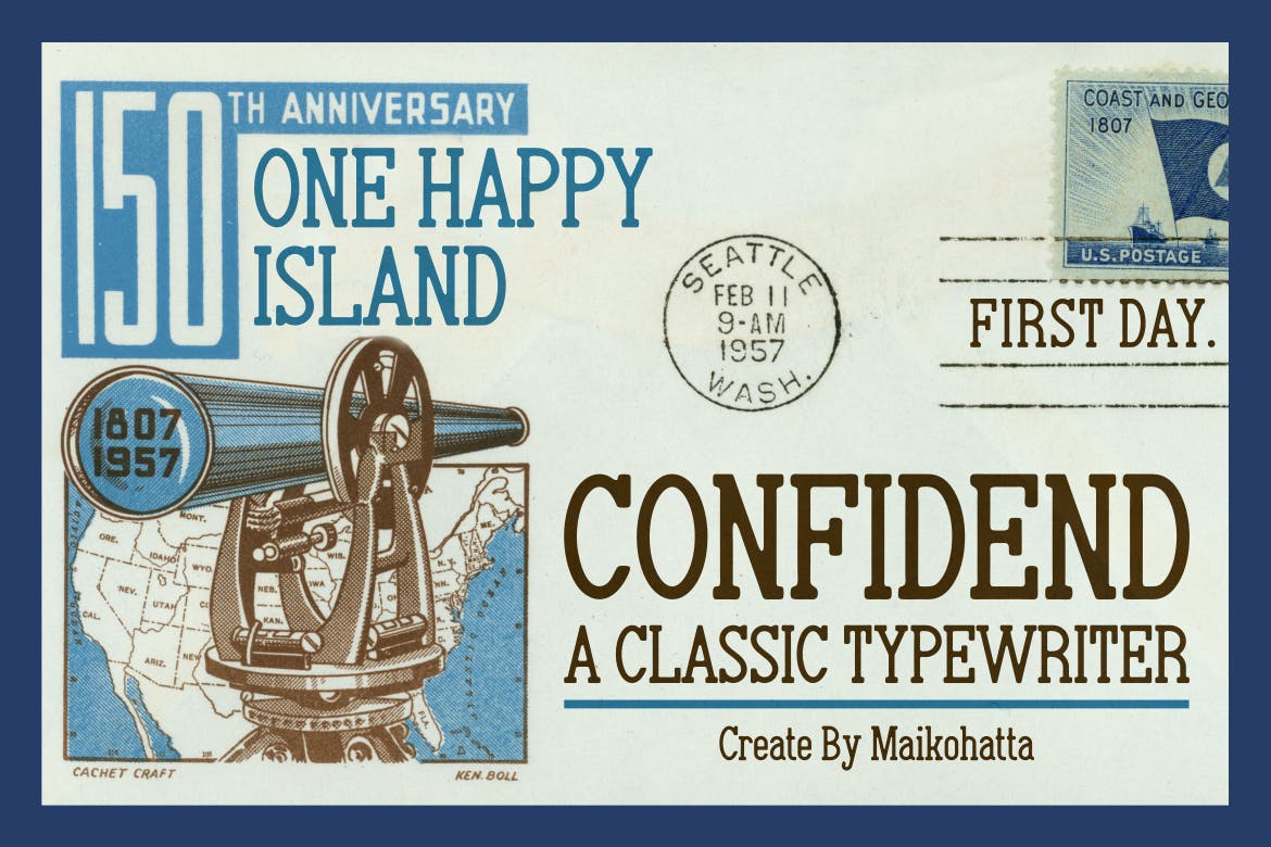 Confidend Classic Typewriter