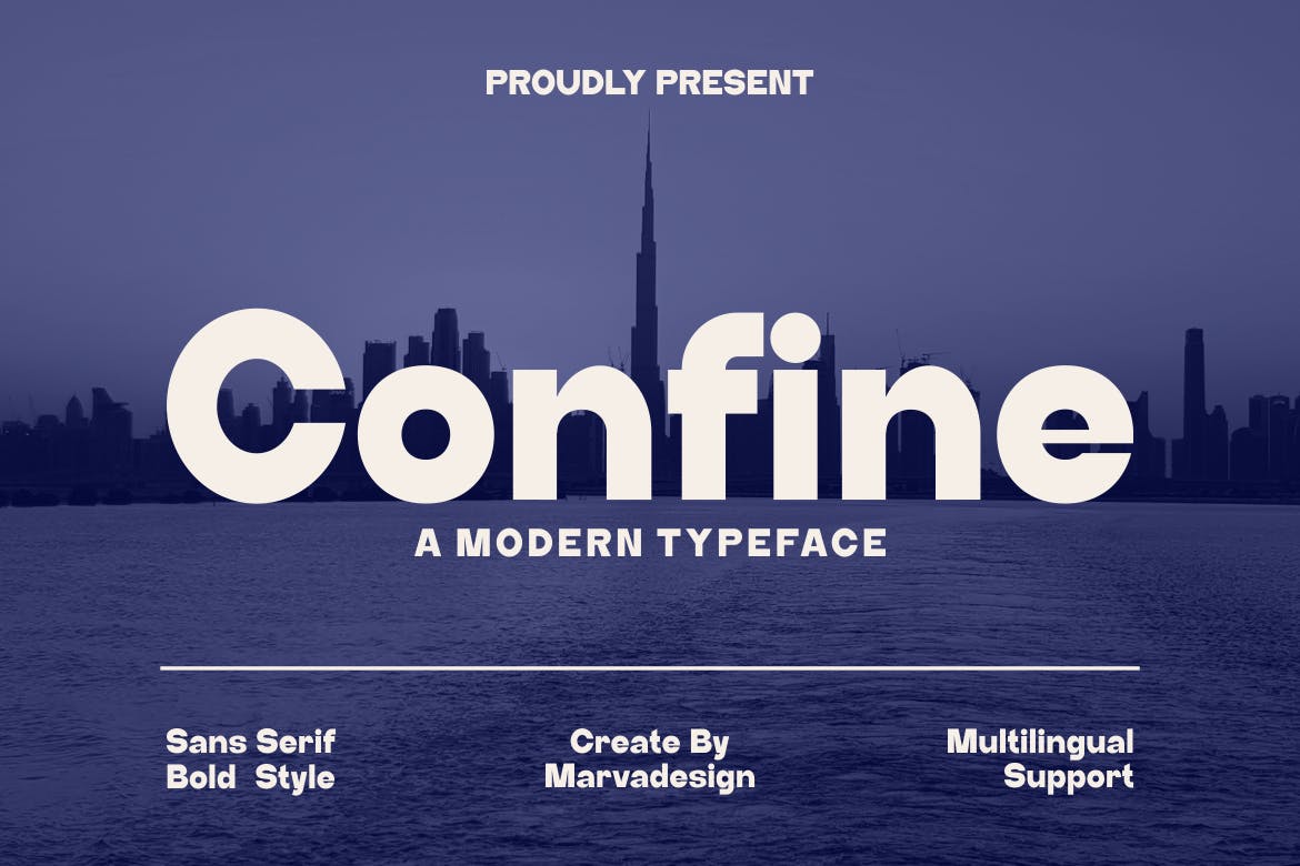 Confine - Modern Sans Serif Font