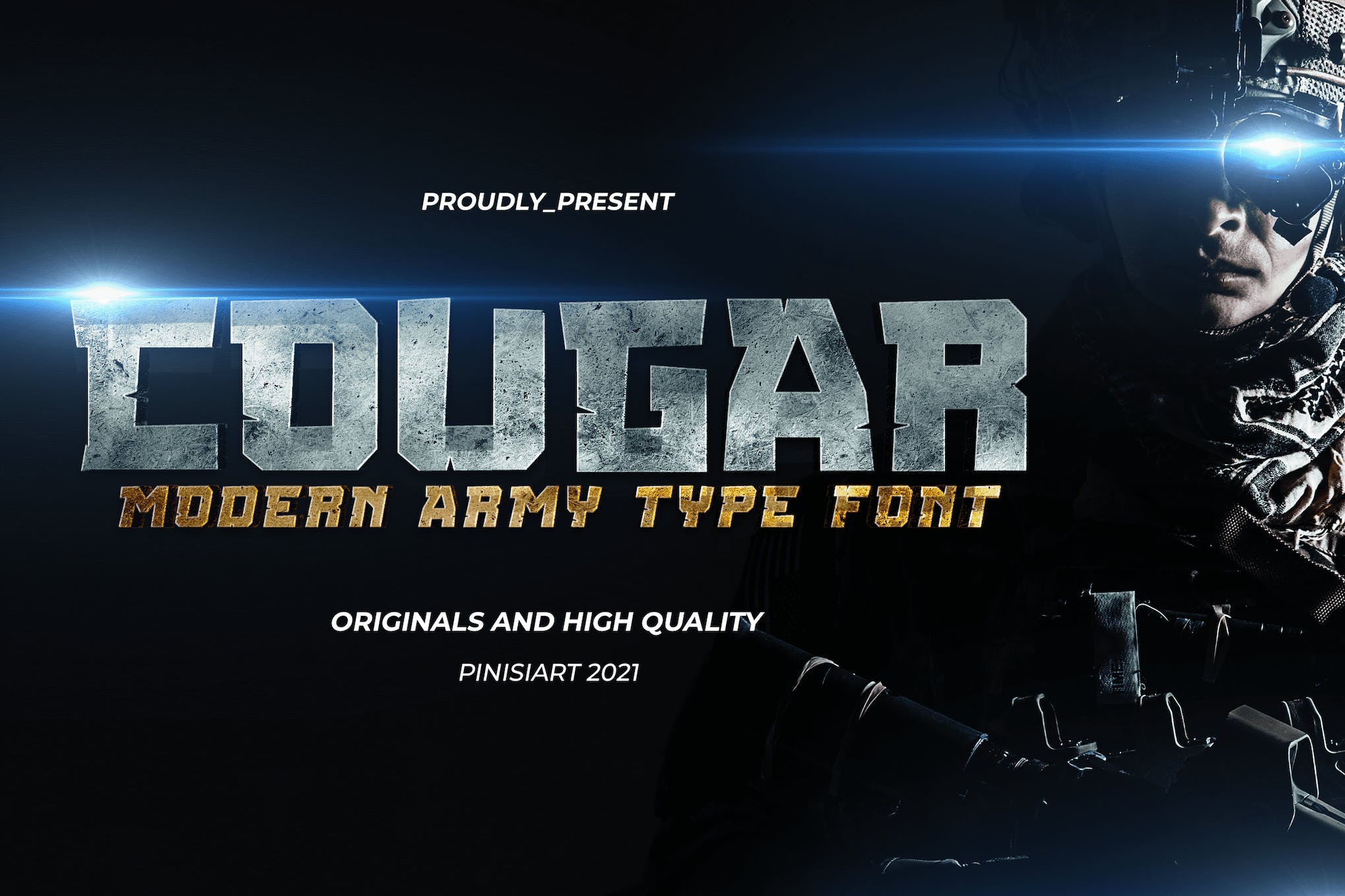 Cougar Military Font