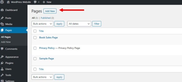 create a copy of a page in wordpress