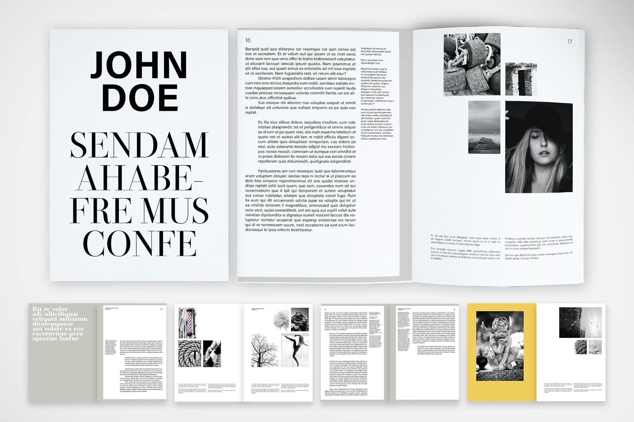 Creative Book Template for InDesign