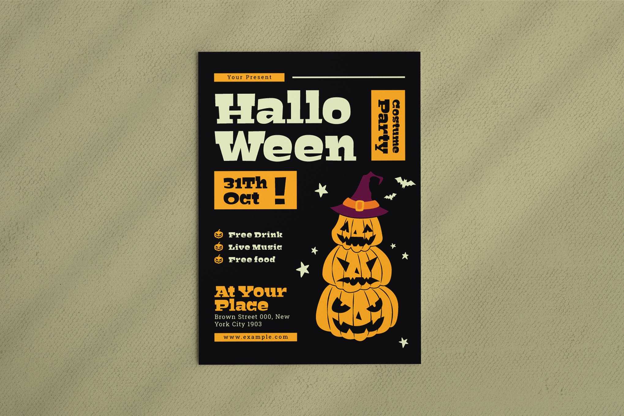 Creative Halloween Flyer Template