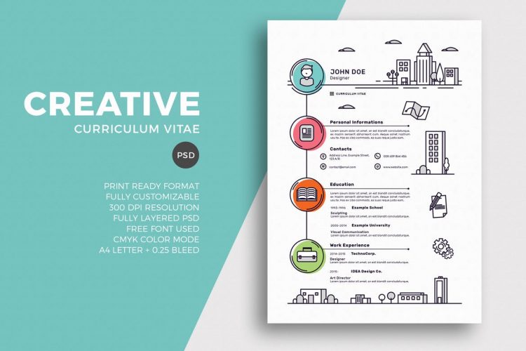 30 Creative Resume Templates With Unique Designs Theme Junkie