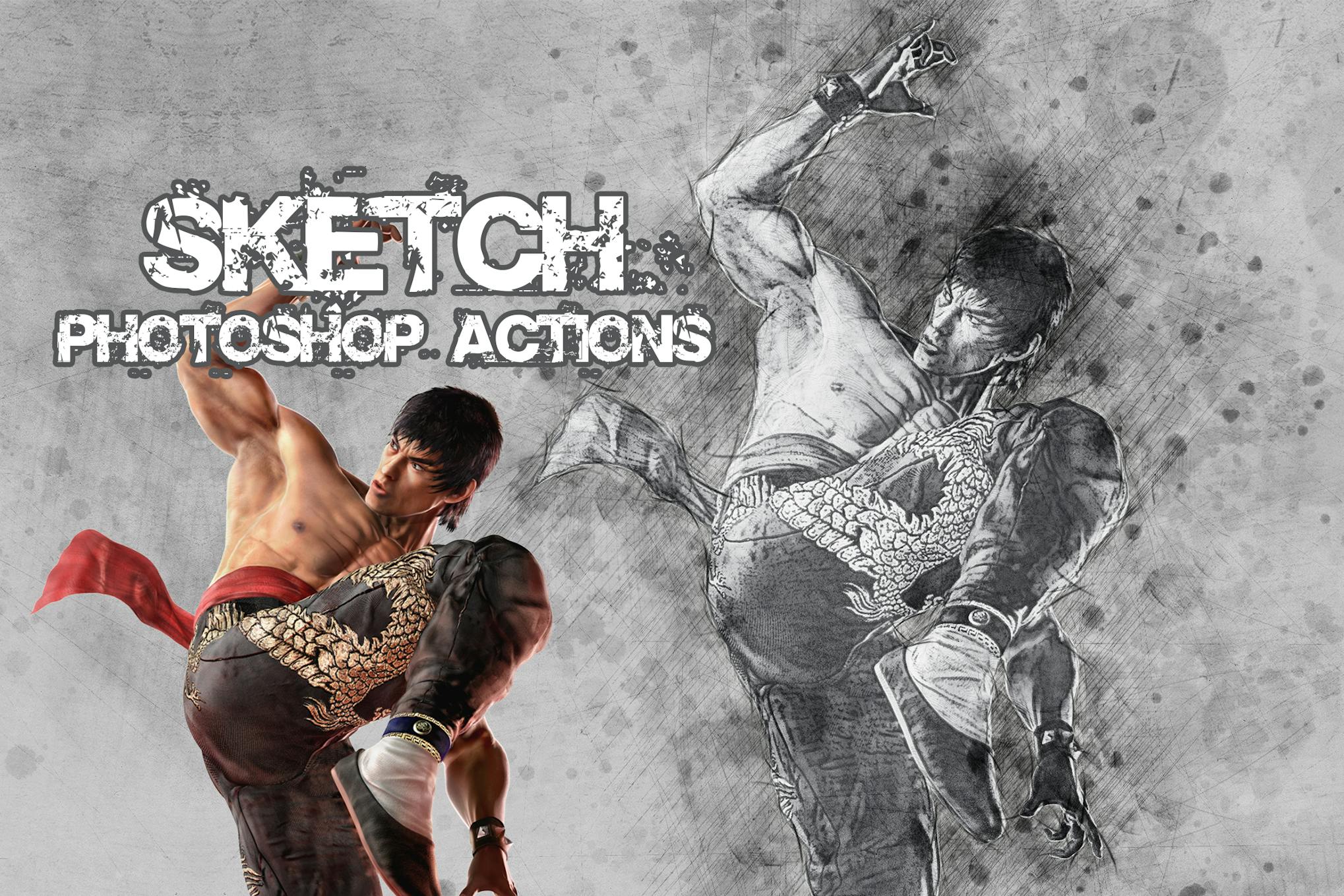 Creative Sketch Photoshop Action