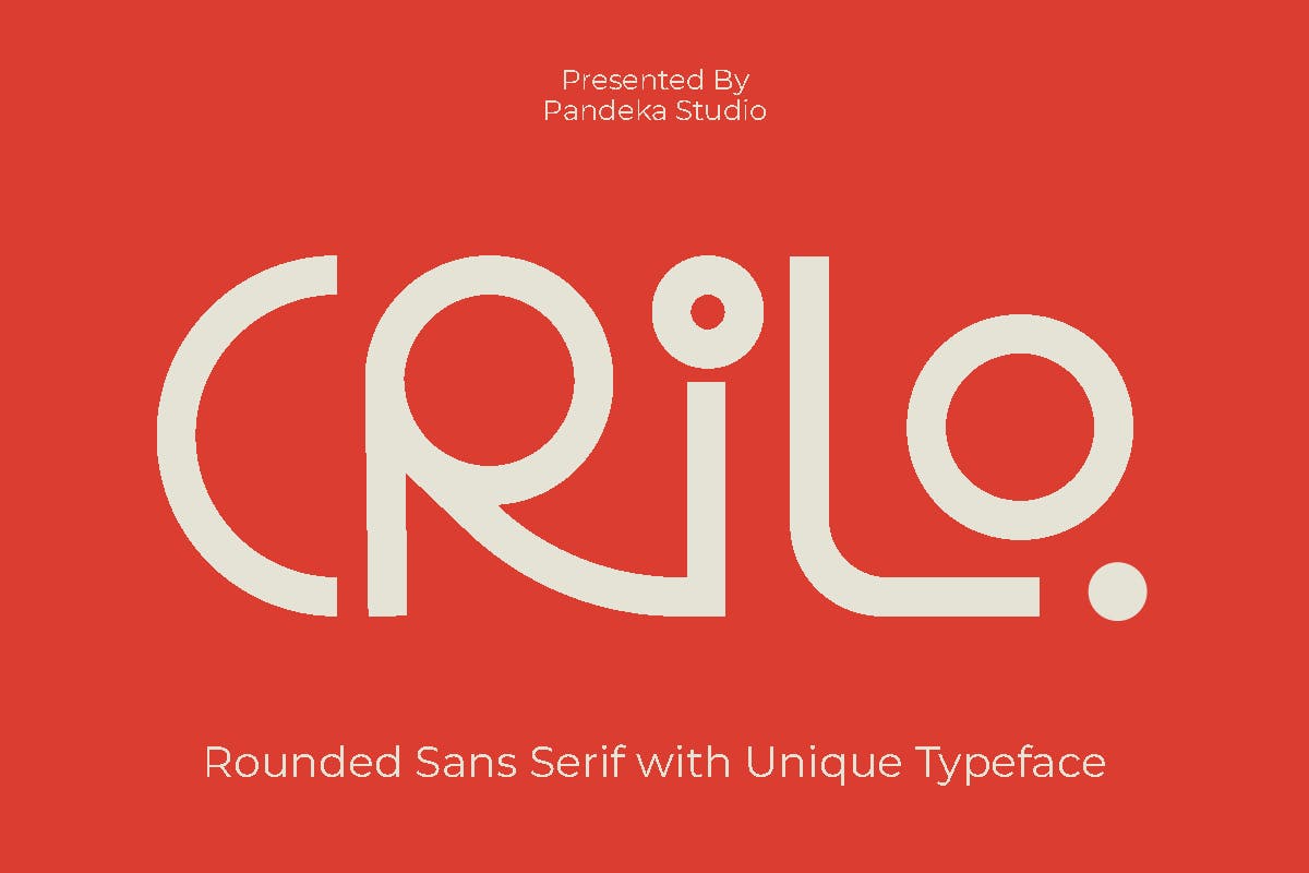 Crilo - Stylish Sans Cricut Font
