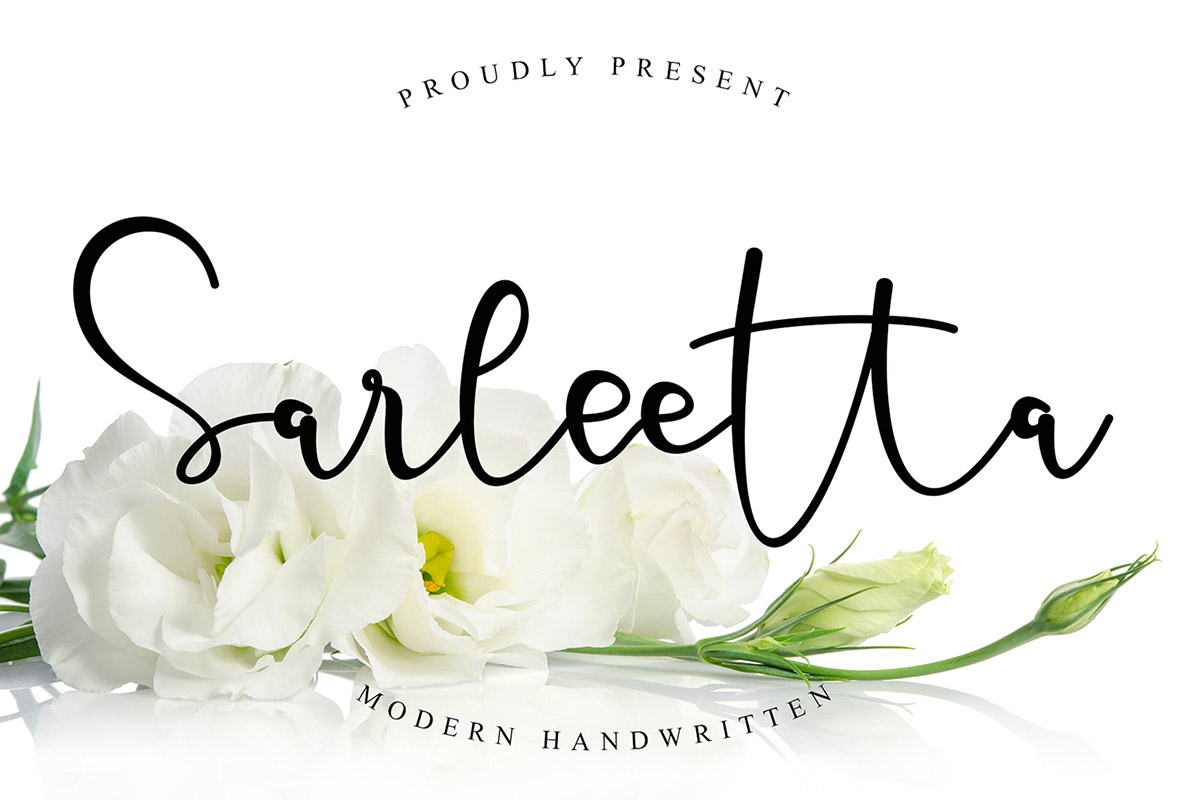 cursive font