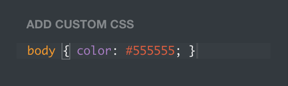 Custom CSS on Tumblr