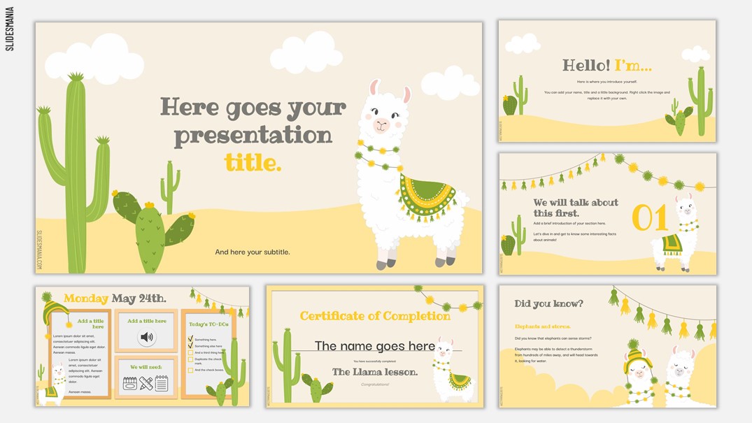 cute powerpoint template