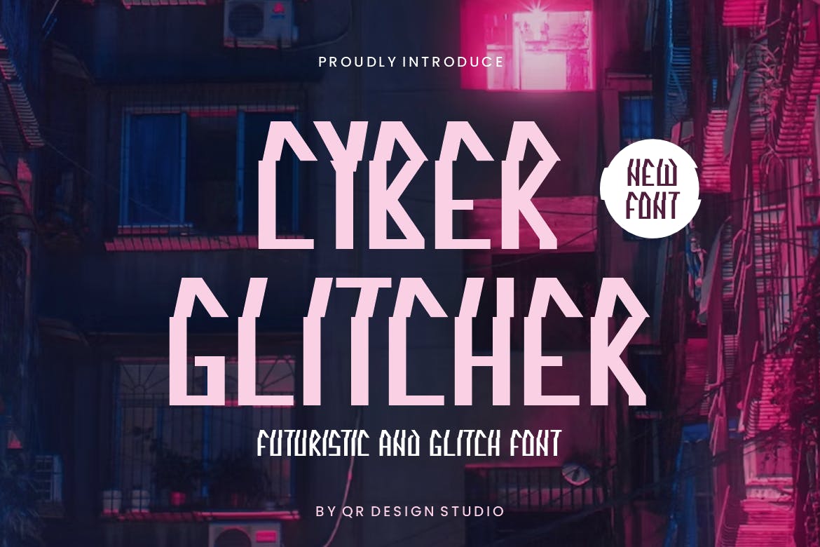 Cyber Glitcher Typeface