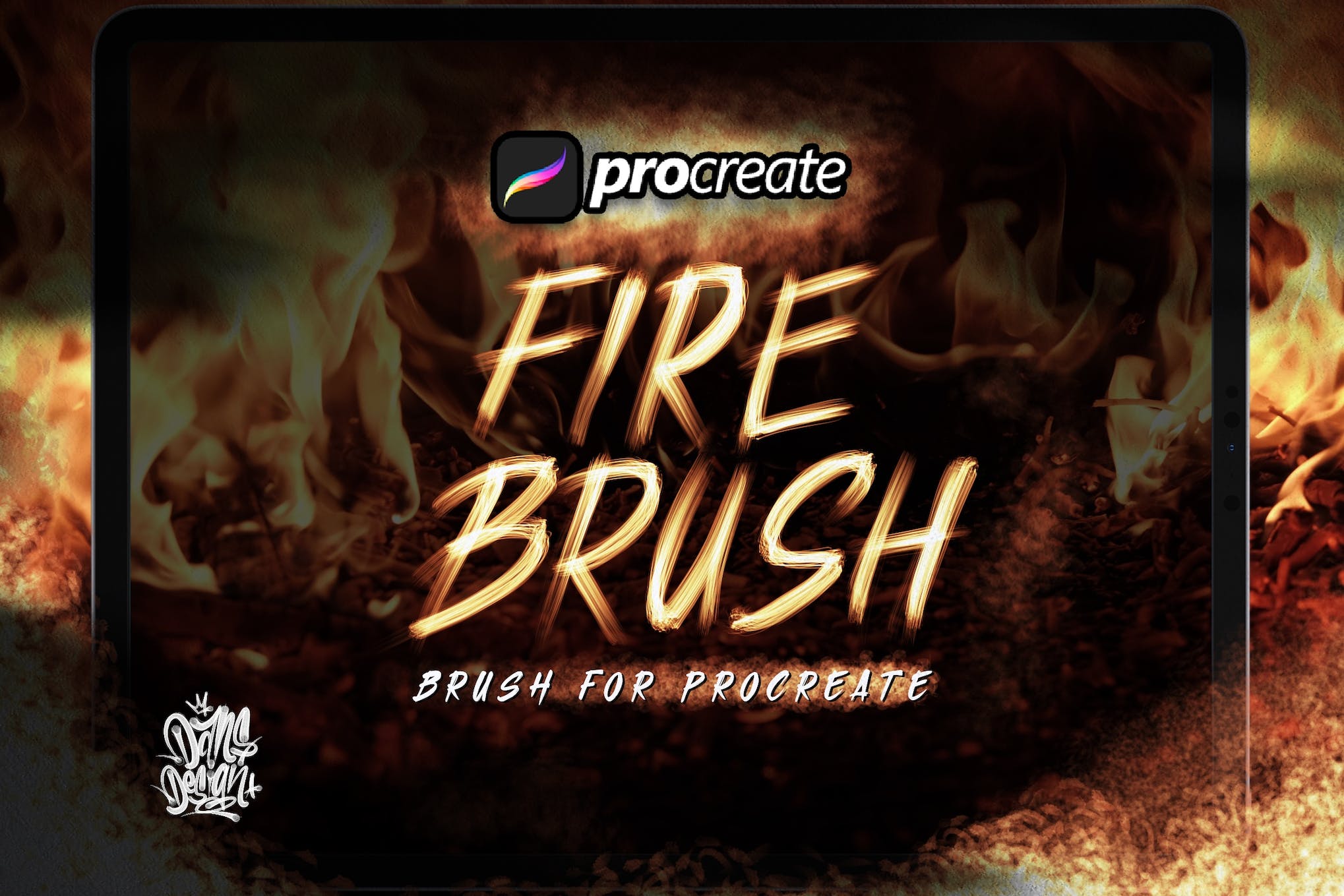 Dan's Design Fire Brush Procreate