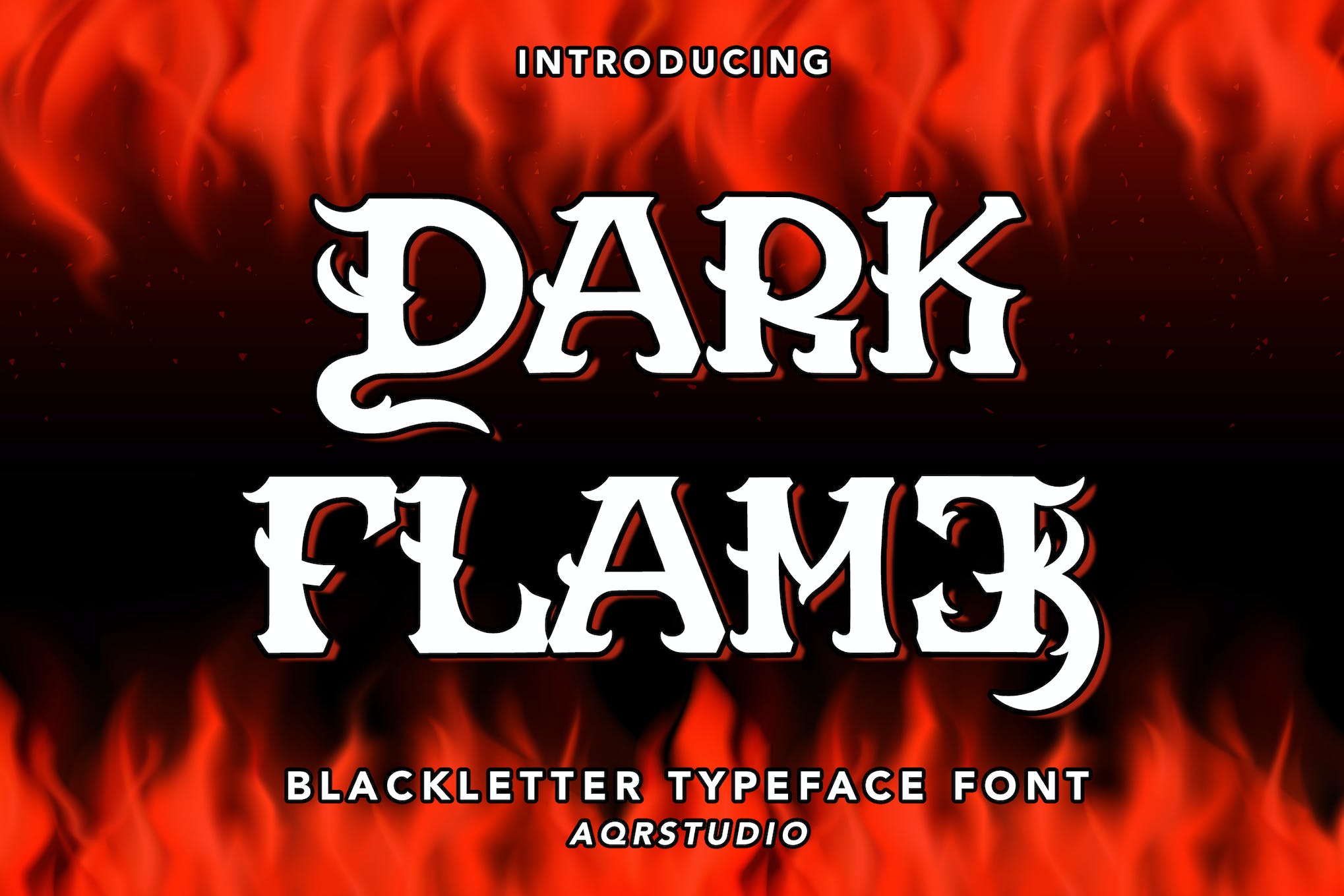 Dark Flame Blackletter