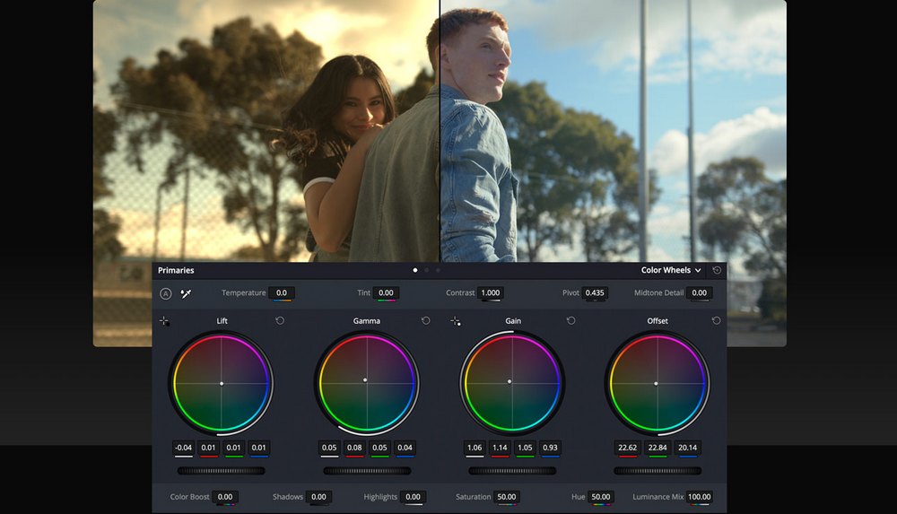 davinci resolve color correction