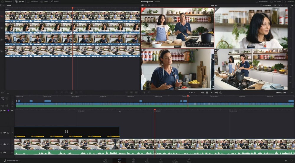 davinci resolve cutting