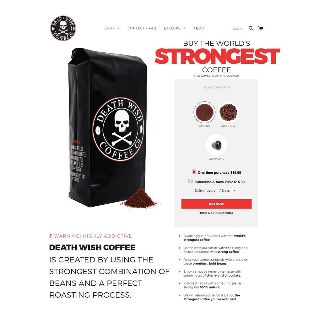 death wish coffee