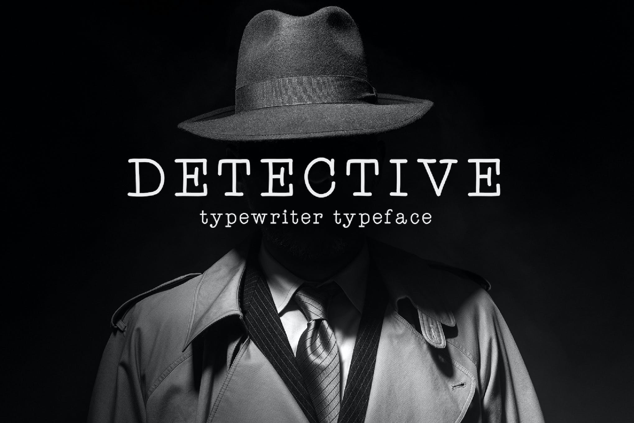 Detective Typewriter Typeface