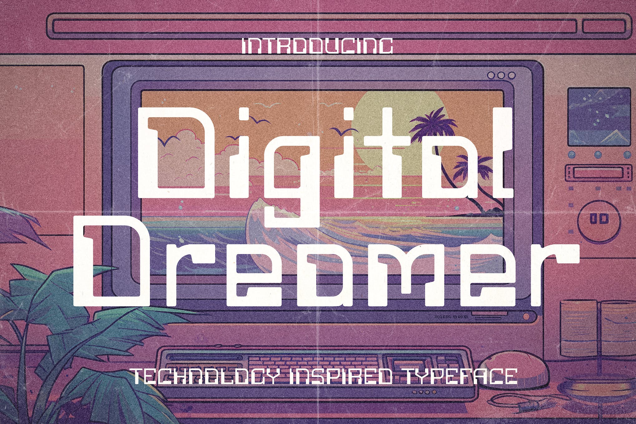 Digital Dreamer 1980s Typeface