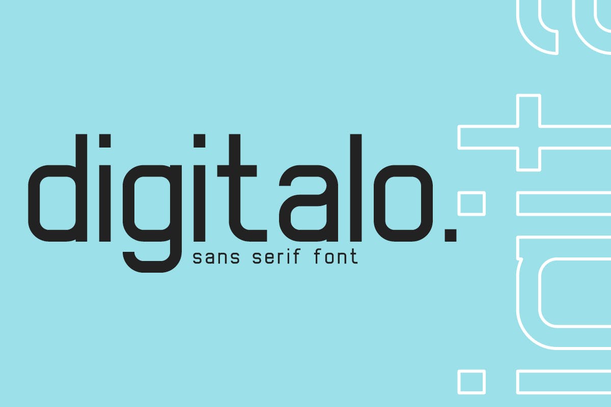 Digitalo Tech Font