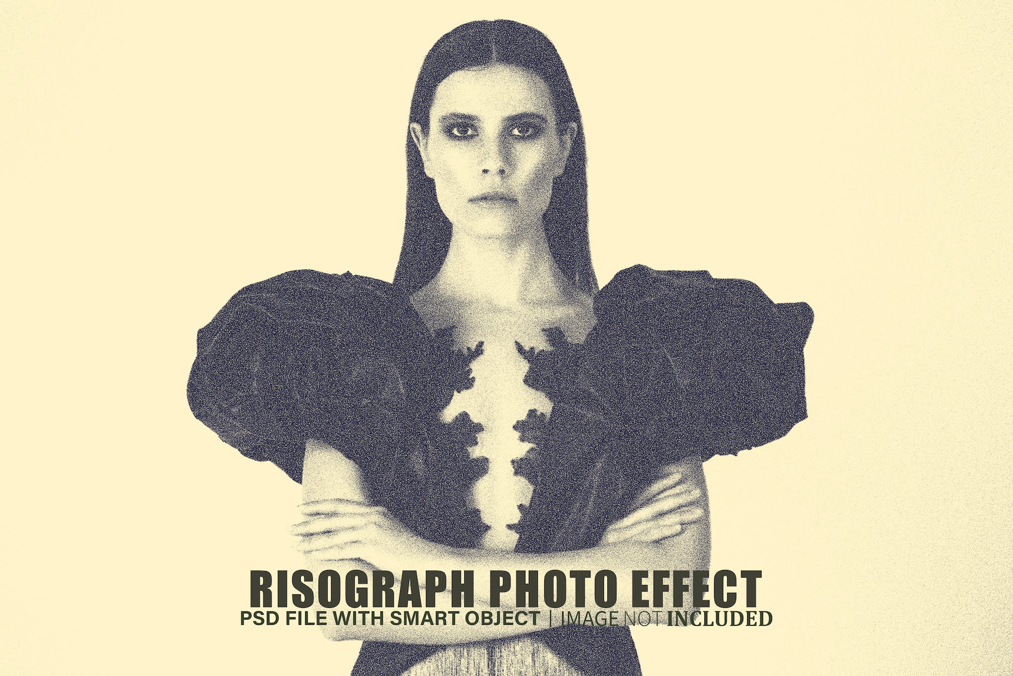 Distinct Risograph Photo Effect