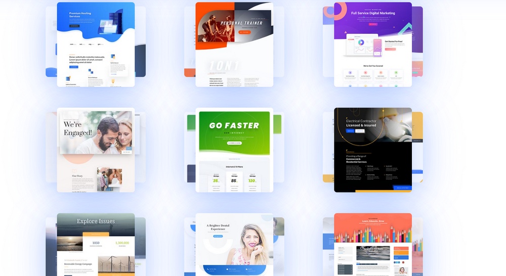 divi templates