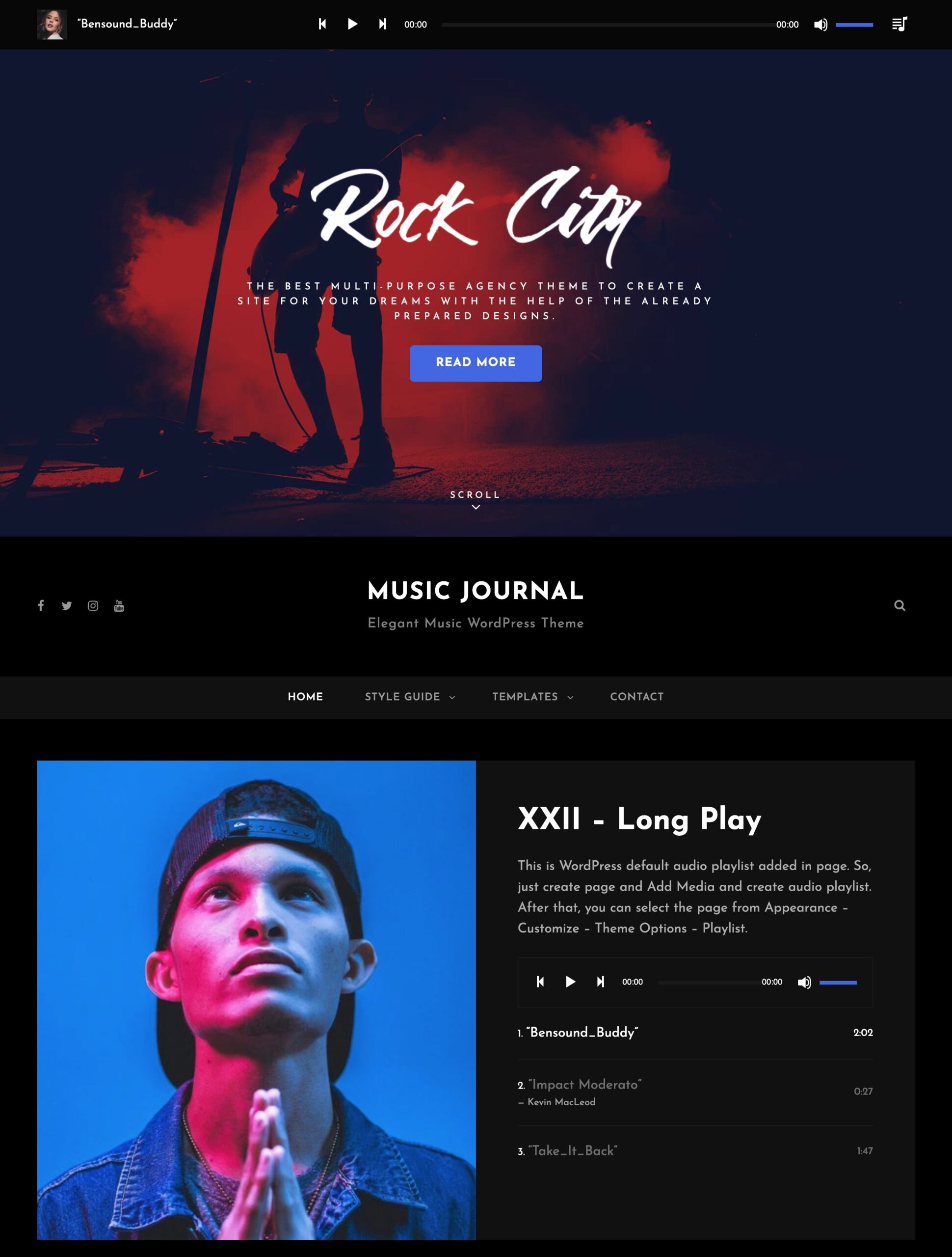 dj wordpress theme