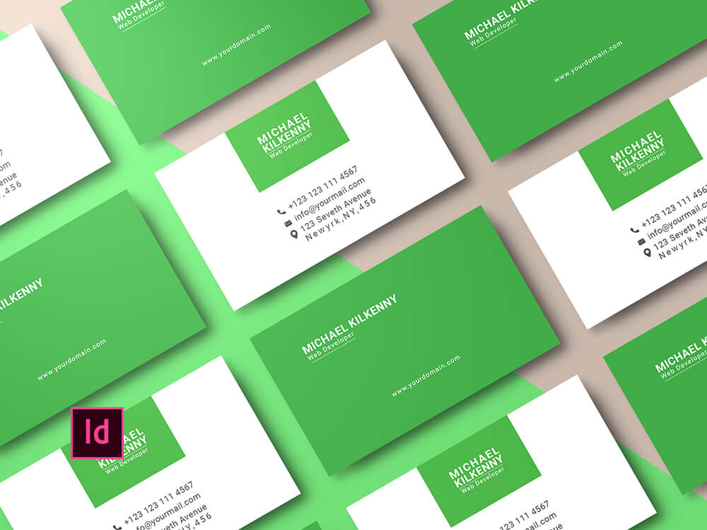 presentation indesign template free