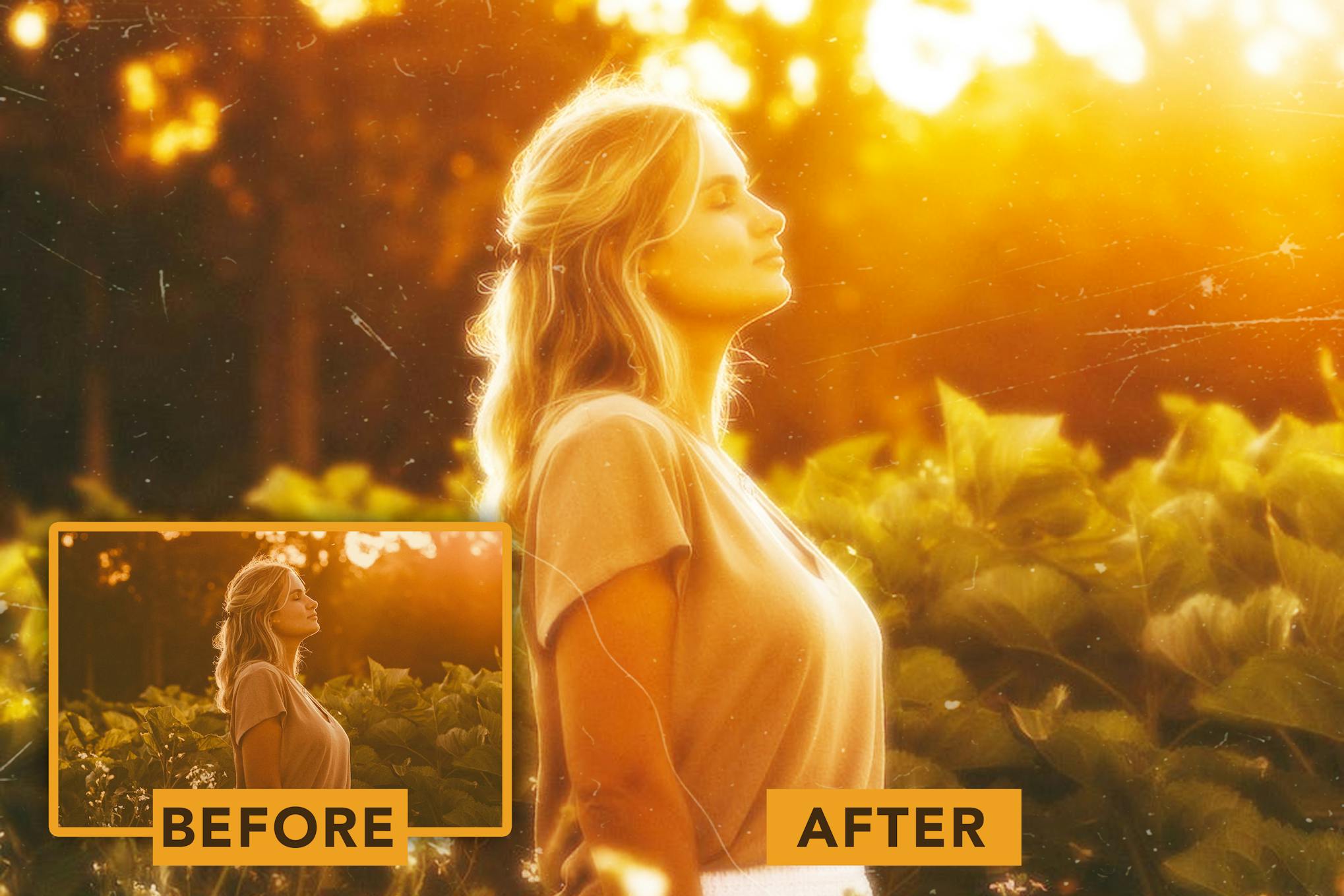 Dreamy Photo Effect PSD