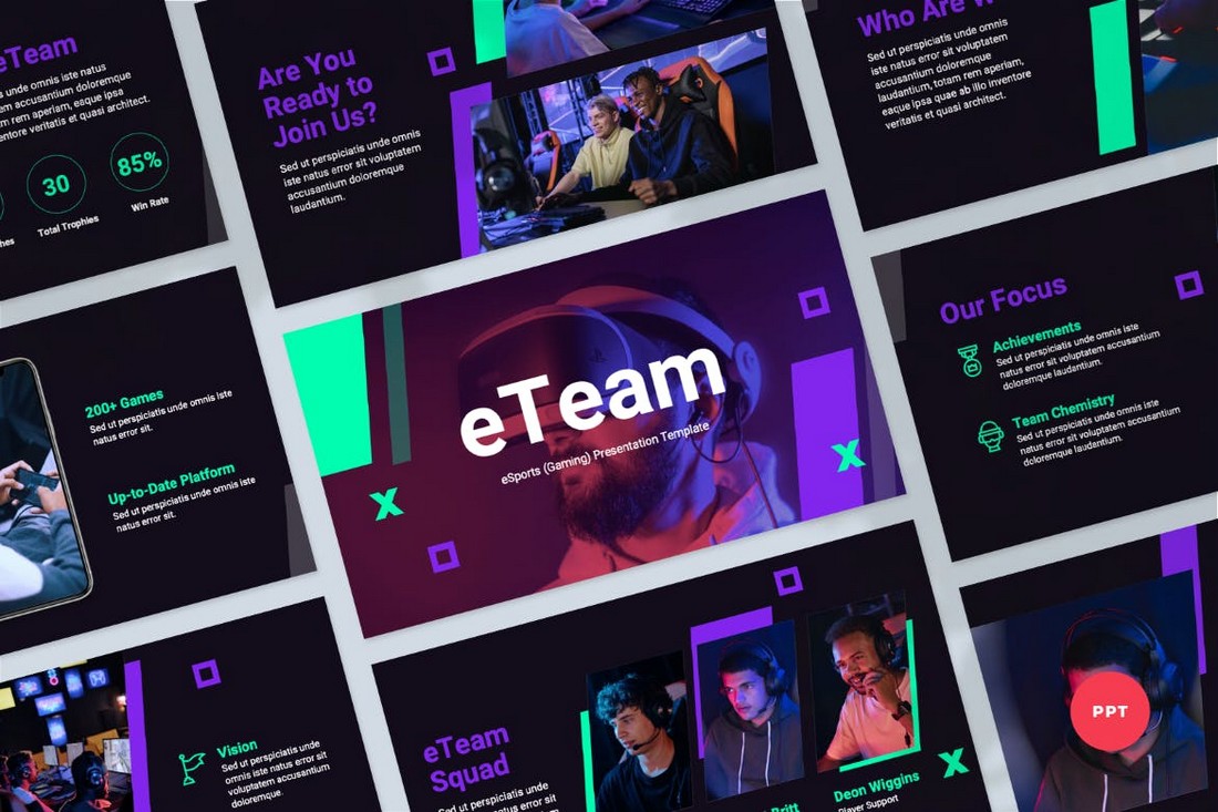 eSports (Gaming) PowerPoint Presentation Template