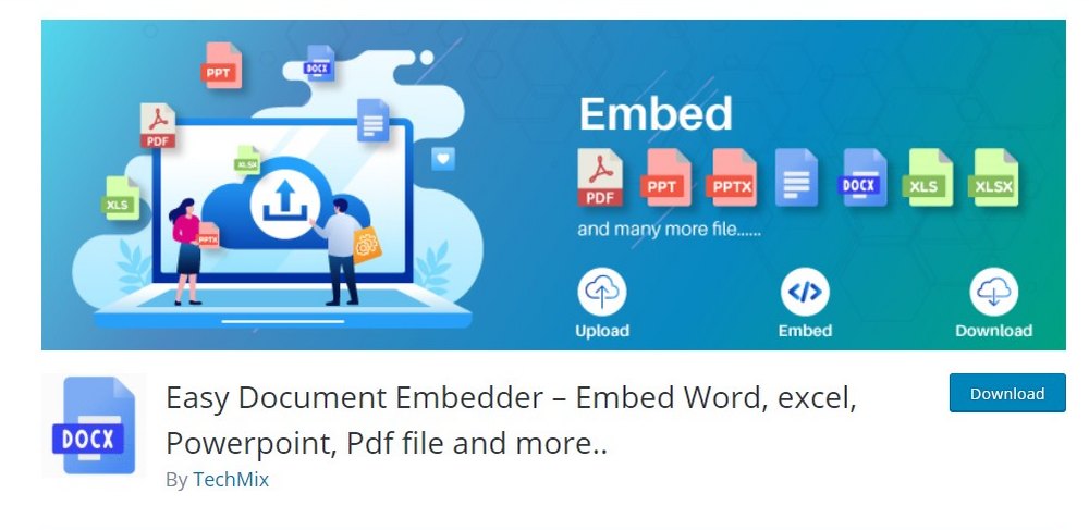 easy document embedder