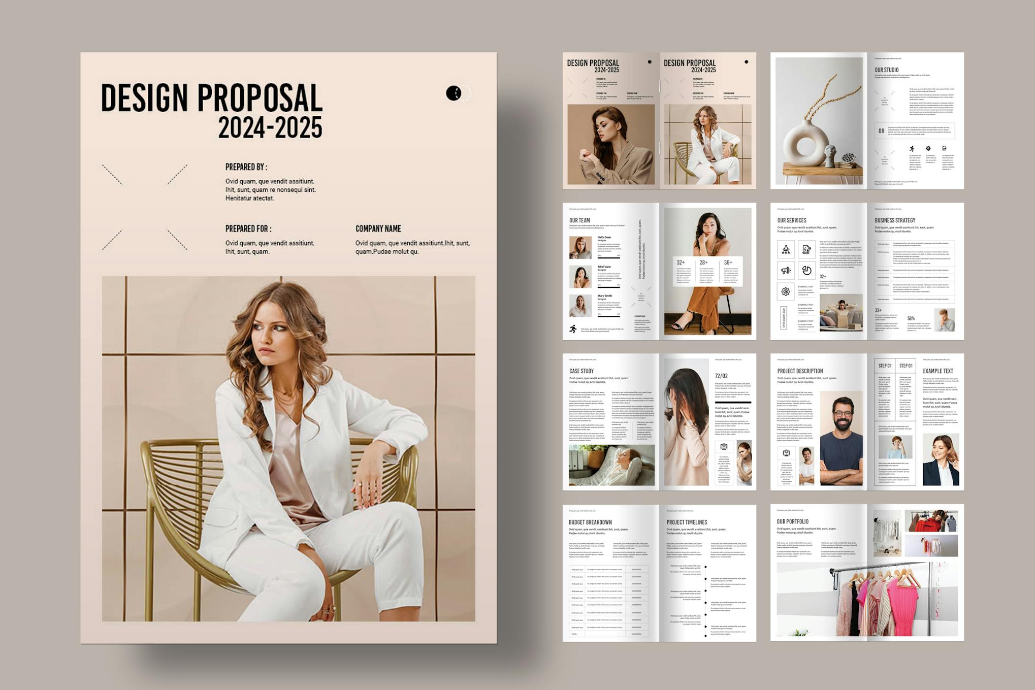 Elegant Design Proposal InDesign Template