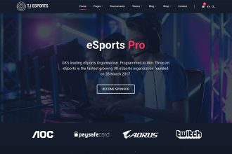 eSports Pro: Our New eSports & Gaming WordPress Theme