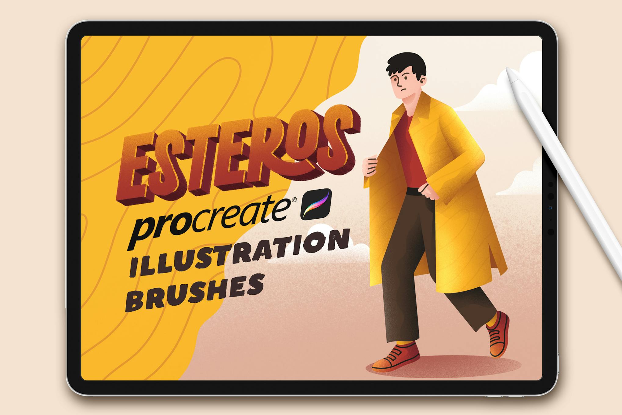 ESTEROS Procreate Illustration Brushes