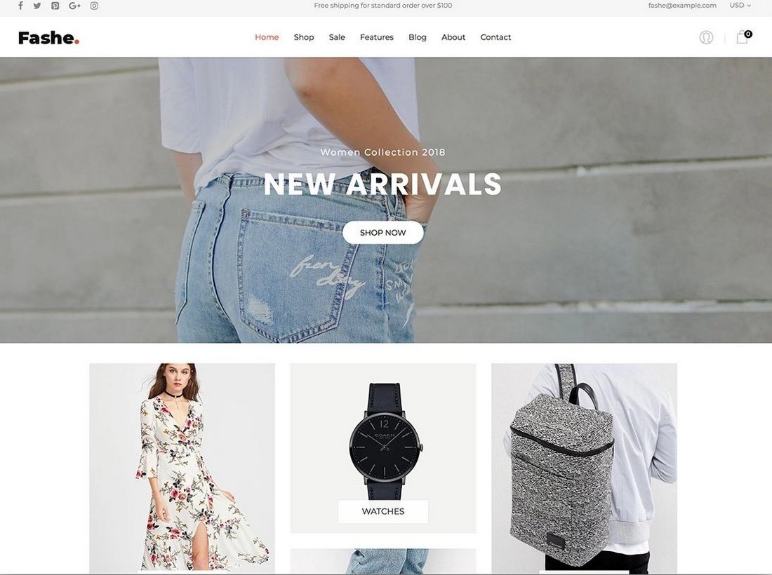 fashe shopify theme