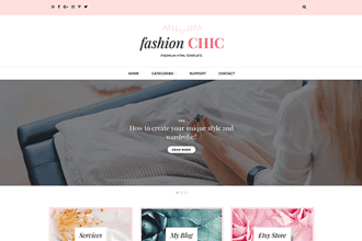 Fashion Chic HTML Template Now Available